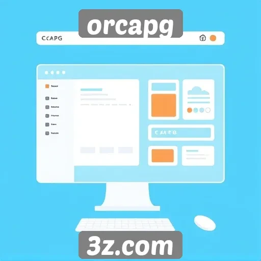 Análise da interface do usuário do site orcapg